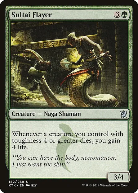 Sultai Flayer, Magic card KTK 152 — Khans of Tarkir set