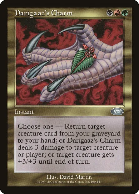 Darigaaz's Charm, Magic card PLS 100 — Planeshift set
