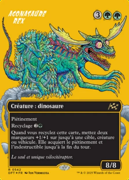 Agonasaure Rex, carte Magic DFT 542 — extension Aetherdrift