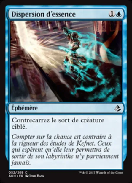 Dispersion d'essence, carte Magic AKH 52 — extension Amonkhet