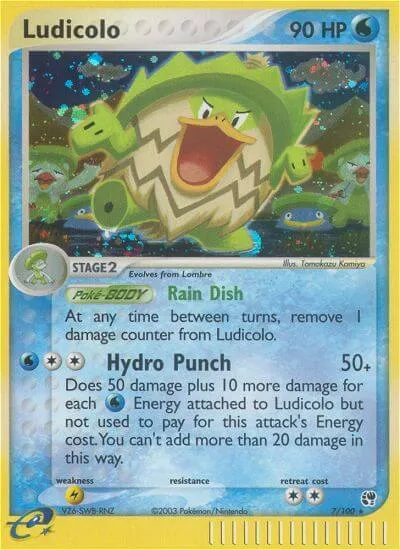 Ludicolo, Pokémon card SS 7 — Sandstorm set