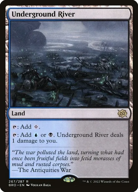 Underground River, Magic card BRO 267 — The Brothers' War set