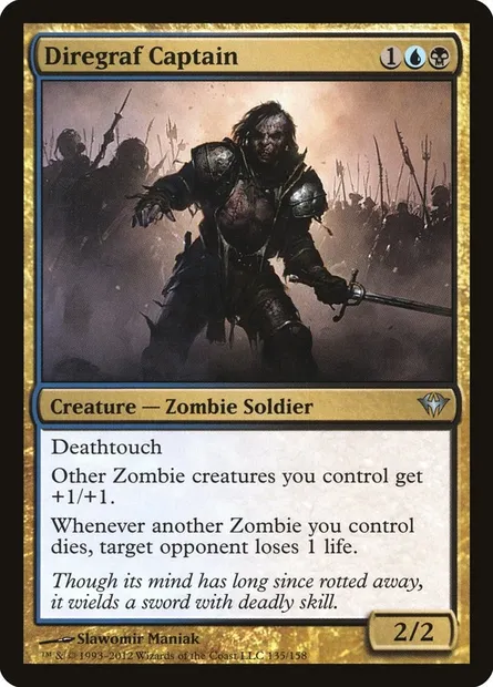 Diregraf Captain, Magic card DKA 135 — Dark Ascension set