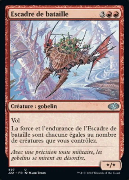 Escadre de bataille, carte Magic J22 497 — extension Jumpstart 2022