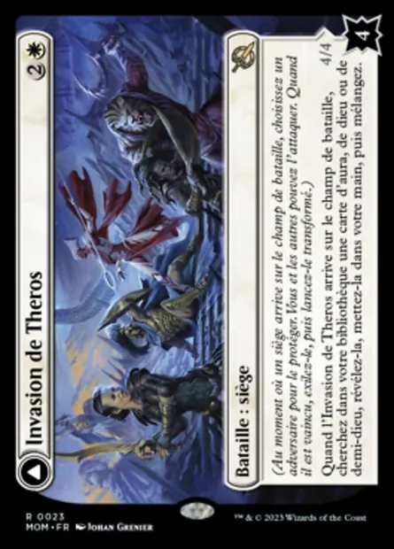 Invasion de Theros // Éphara, celle-qui-protège, carte Magic MOM 23 — extension L'invasion des machines
