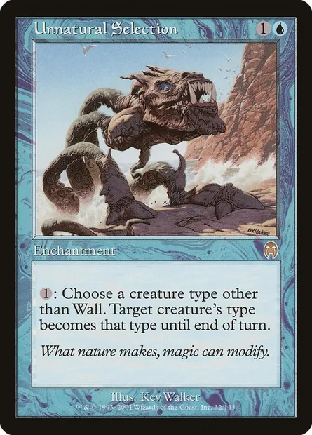 Unnatural Selection, Magic card APC 32 — Apocalypse set