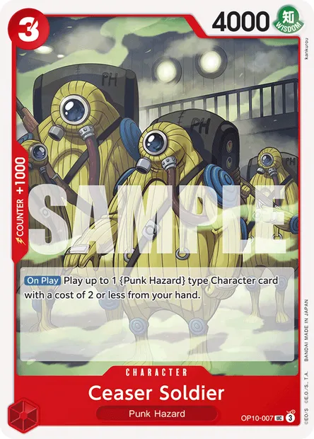 Ceaser Soldier, One Piece card OP10-007 — ROYAL BLOOD set