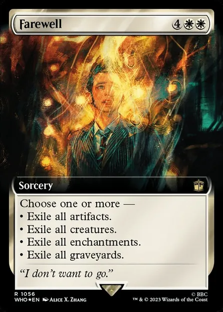 Farewell, Magic card WHO 1056 — Doctor Who set
