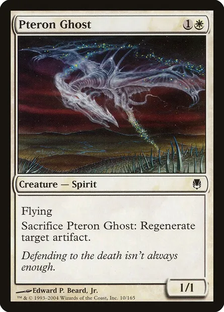 Pteron Ghost, Magic card DST 10 — Darksteel set
