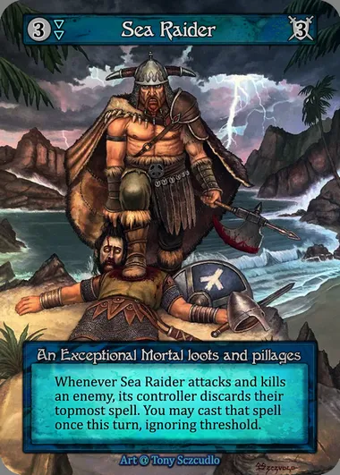 Sea Raider, carte Sorcery ALP 146 — extension Alpha