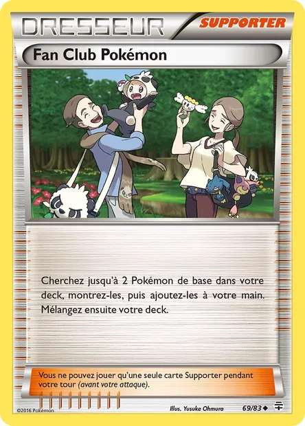 Fan Club Pokémon, carte Pokémon GEN 69 — extension Générations