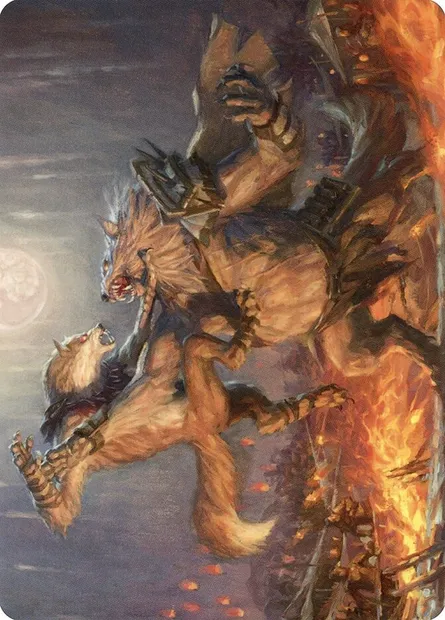 Duel for Dominance // Duel for Dominance, carte Magic AMID 51 — extension Midnight Hunt Art Series