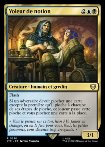 Voleur de notion, carte Magic LTC 270 — extension Tales of Middle-earth Commander