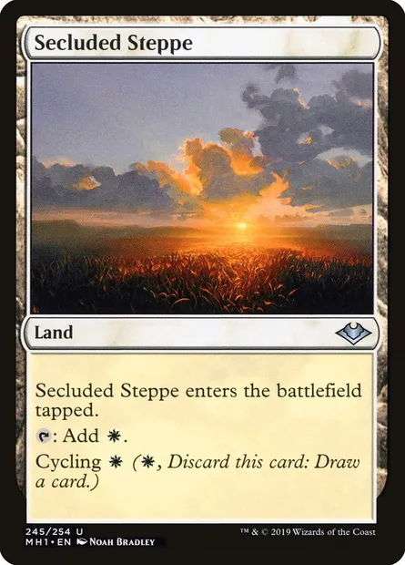 Secluded Steppe, Magic card MH1 245 — Modern Horizons set