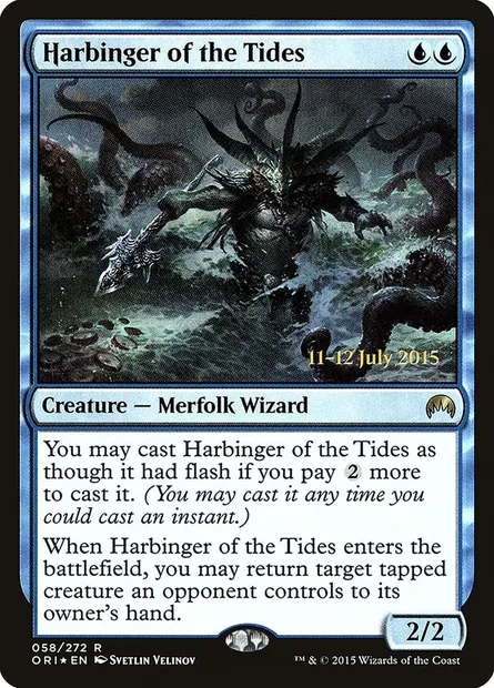 Harbinger of the Tides, Magic card PORI 58s — Magic Origins Promos set