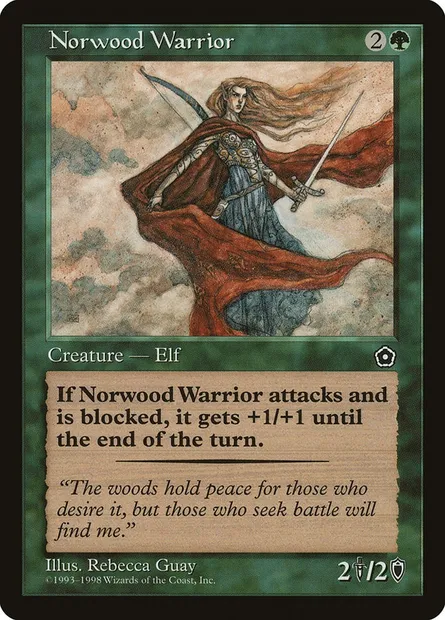 Norwood Warrior, Magic card P02 140 — Portal Second Age set