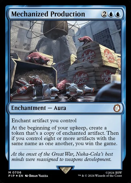 Mechanized Production, Magic card PIP 706 — Fallout set