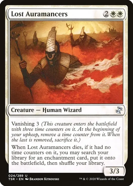 Lost Auramancers, Magic card TSR 24 — Time Spiral Remastered set