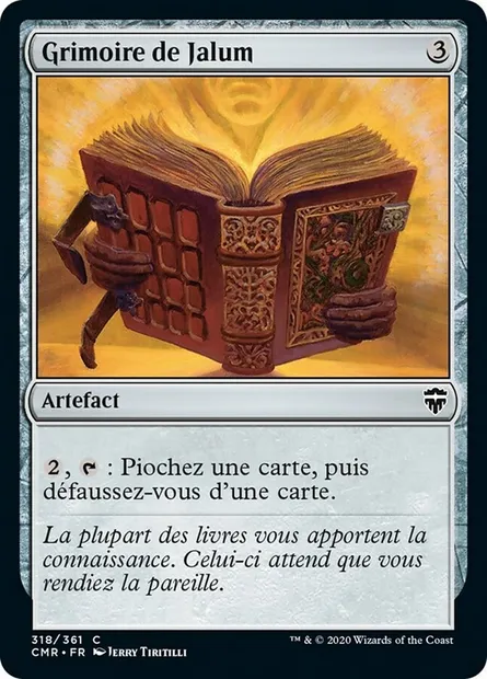 Grimoire de Jalum, carte Magic CMR 318 — extension Commander Legends