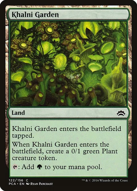 Khalni Garden, Magic card PCA 122 — Planechase Anthology set