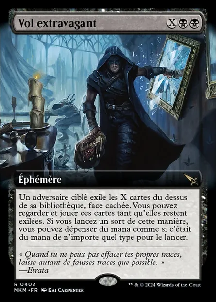 Vol extravagant, carte Magic MKM 402 — extension Murders at Karlov Manor