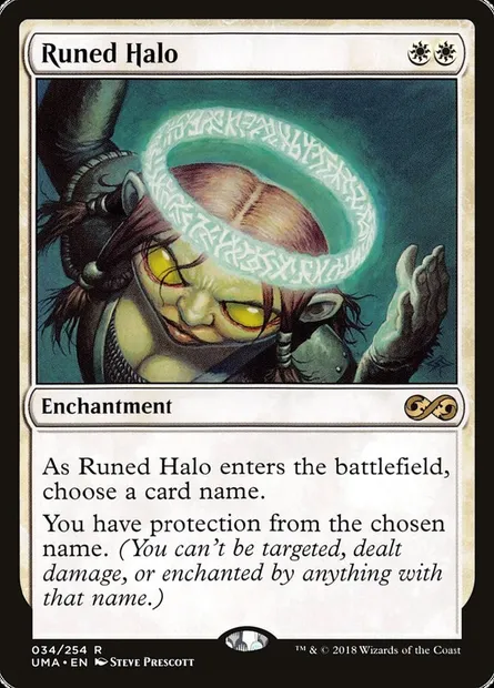 Runed Halo, Magic card UMA 34 — Ultimate Masters set