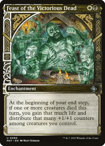 Feast of the Victorious Dead, Magic card MAT 80 — March of the Machine: The Aftermath set