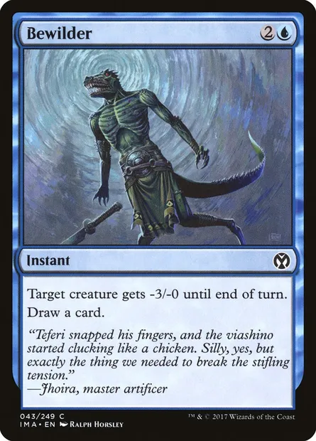 Bewilder, Magic card IMA 43 — Iconic Masters set
