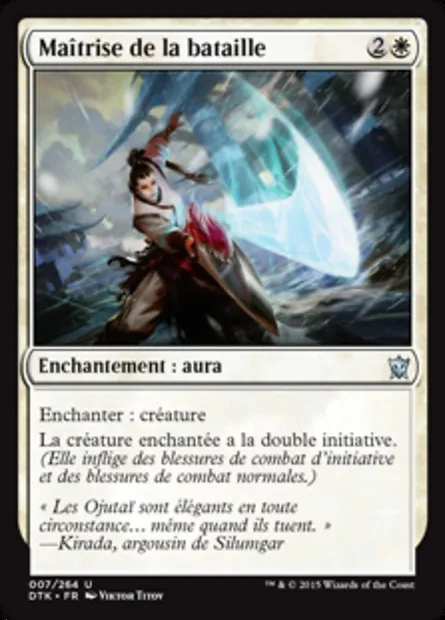 Maîtrise de la bataille, carte Magic DTK 7 — extension Les Dragons de Tarkir