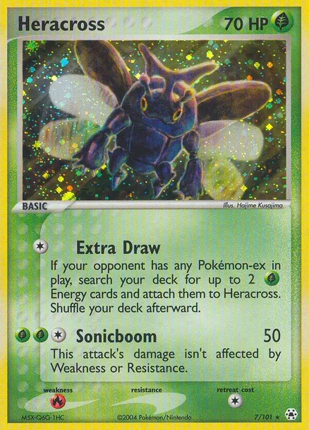 Heracross, Pokémon card HL 7 — Hidden Legends set