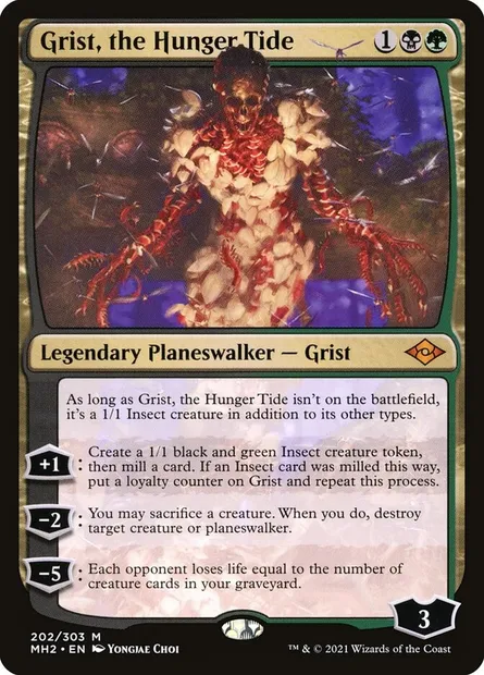 Grist, the Hunger Tide, Magic card MH2 202 — Modern Horizons 2 set