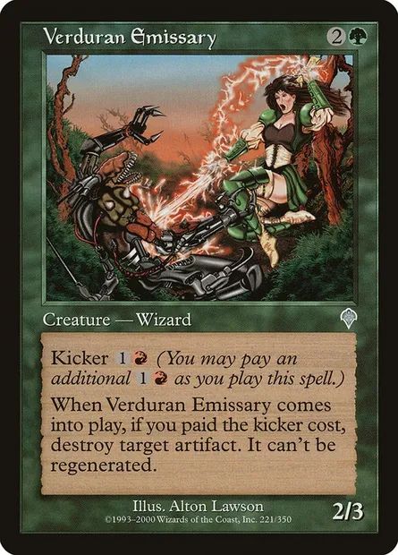Émissaire de Verdural, carte Magic INV 221 — extension Invasion
