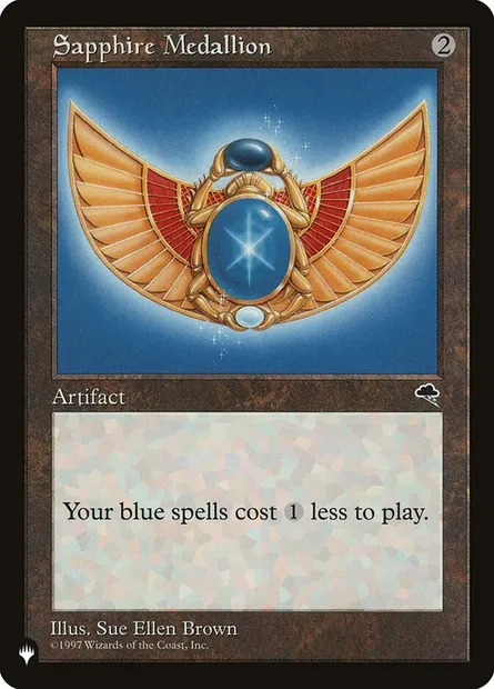 Sapphire Medallion, Magic card PLST TMP-306 — The List set