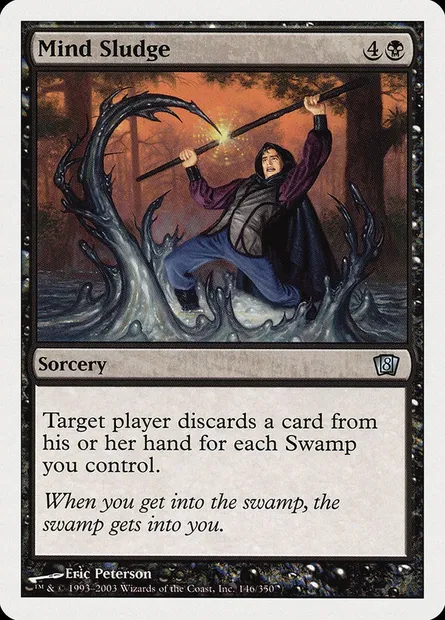 Mind Sludge, Magic card 8ED 146 — Eighth Edition set