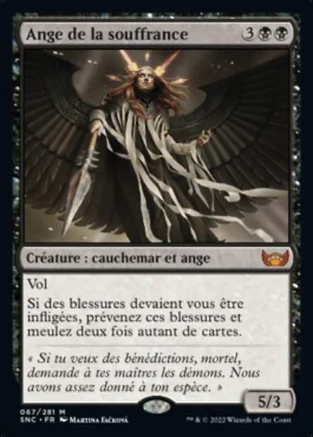 Ange de la souffrance, carte Magic SNC 67 — extension Les rues de la Nouvelle-Capenna