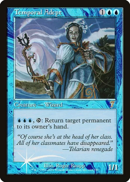 Temporal Adept, Magic card 7ED 103★ — Seventh Edition set