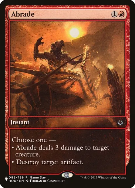 Fissuration, carte Magic PLST HOU-83 — extension The List