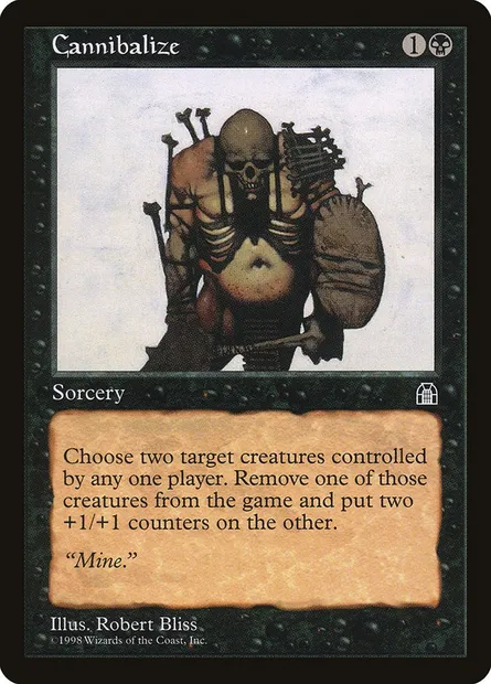 Cannibalize, Magic card STH 53 — Stronghold set