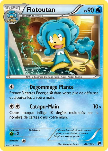 Flotoutan, carte Pokémon BKT 42 — extension Impulsion Turbo