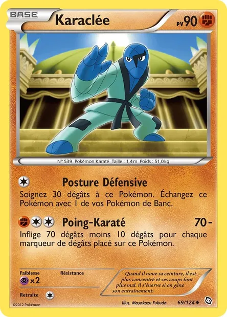 Karaclée, carte Pokémon DRX 69 — extension Dragons Éxaltés