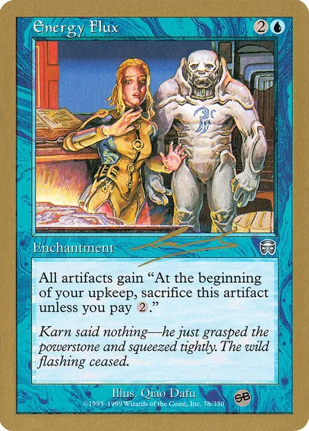 Reflux d'énergie, carte Magic WC00 nl78sb — extension World Championship Decks 2000