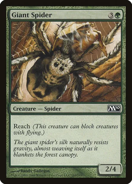 Giant Spider, Magic card M10 185 — Magic 2010 set
