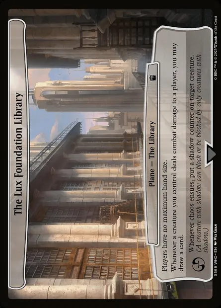 The Lux Foundation Library, Magic card WHO 588 — Doctor Who set