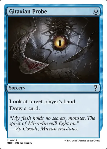 Gitaxian Probe, Magic card MB2 28 — Mystery Booster 2 set
