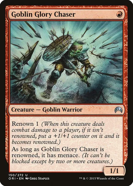 Goblin Glory Chaser, Magic card ORI 150 — Magic Origins set