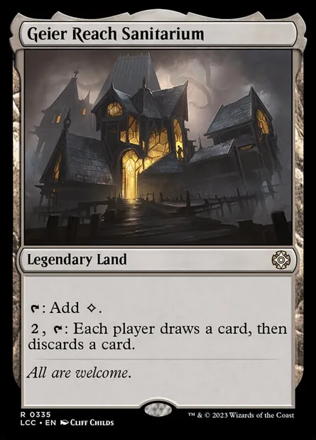 Geier Reach Sanitarium, Magic card LCC 335 — The Lost Caverns of Ixalan Commander set