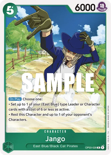 Jango, carte One Piece OP03-028 — extension PILLARS OF STRENGTH