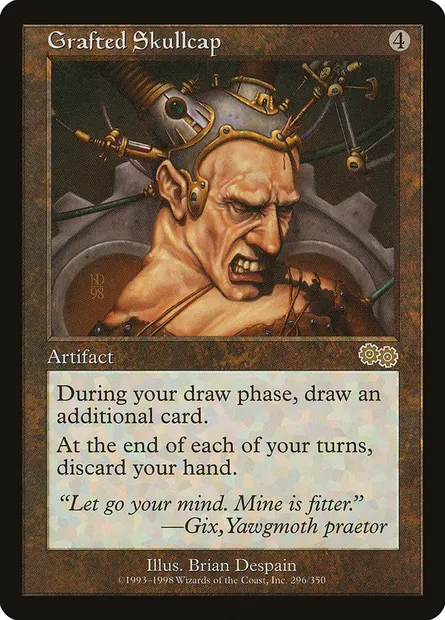Calotte greffée, carte Magic USG 296 — extension Epopée d'Urza