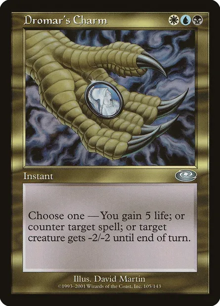 Dromar's Charm, Magic card PLS 105 — Planeshift set