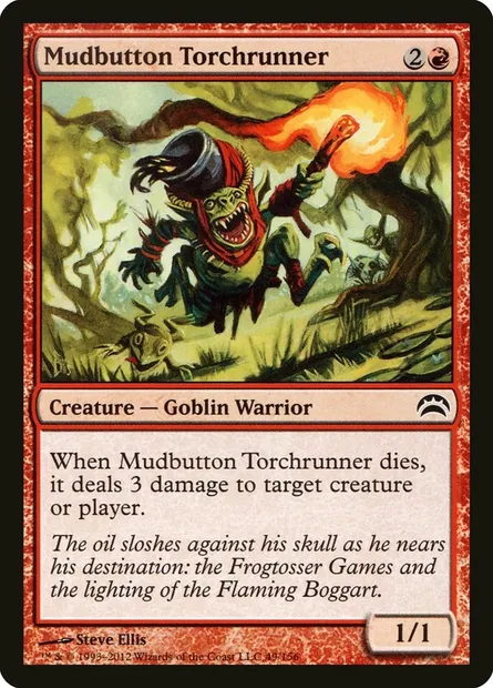 Mudbutton Torchrunner, Magic card PC2 49 — Planechase 2012 set